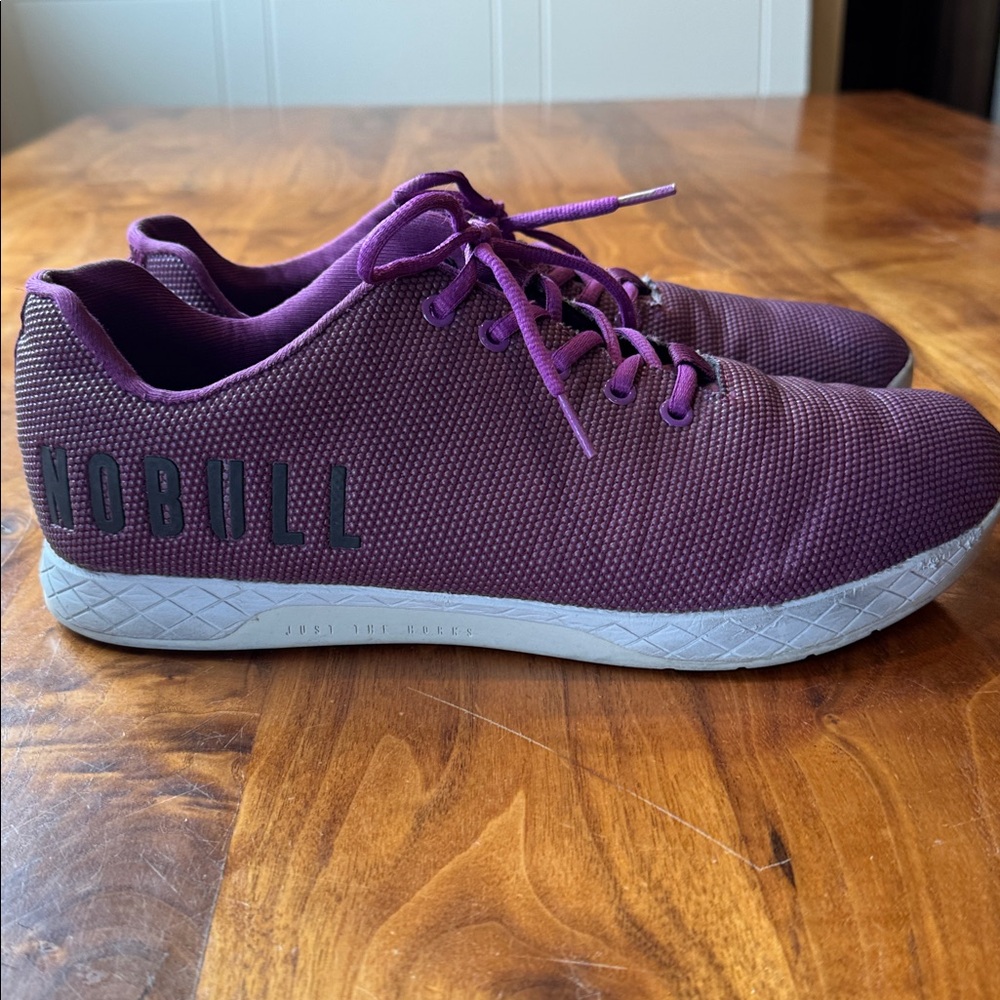 Deep Purple NoBull Trainers Crossfit Sneakers M11.5 W13 - Picture 10 of 16